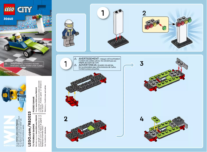 Page 1 of the manual User Manual Lego City 30640