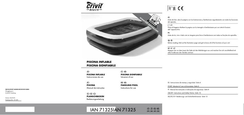 Page 1 of the manual User Manual Crivit IAN 071325