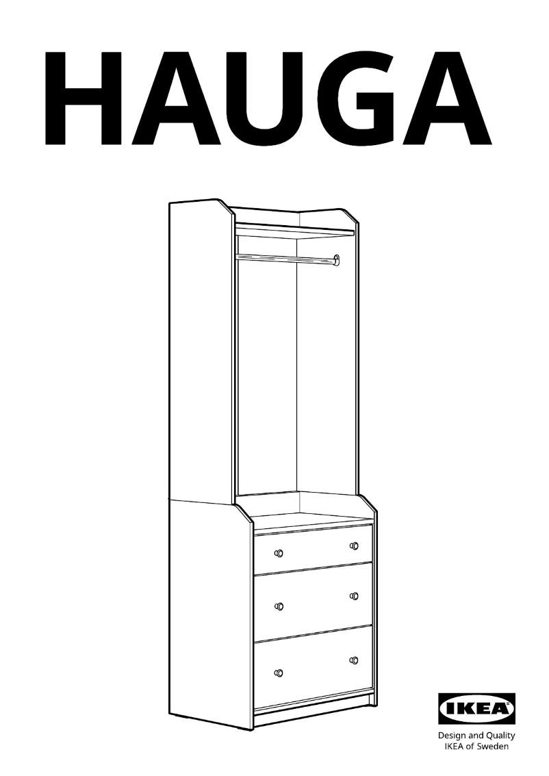 First page image of the manual for HAUGA 404.569.22