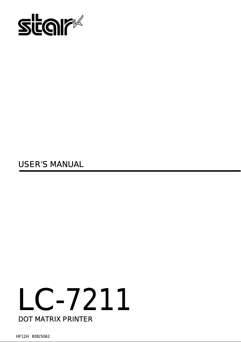 First page image of the manual for LC-90