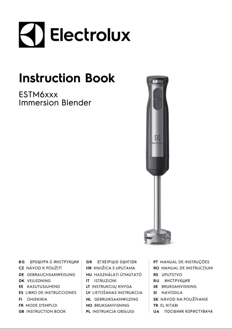 First page image of the manual for ESTM6400