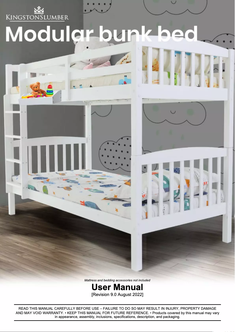 Page 1 of the manual User Manual Kingston Slumber FURBBDKNGA13W