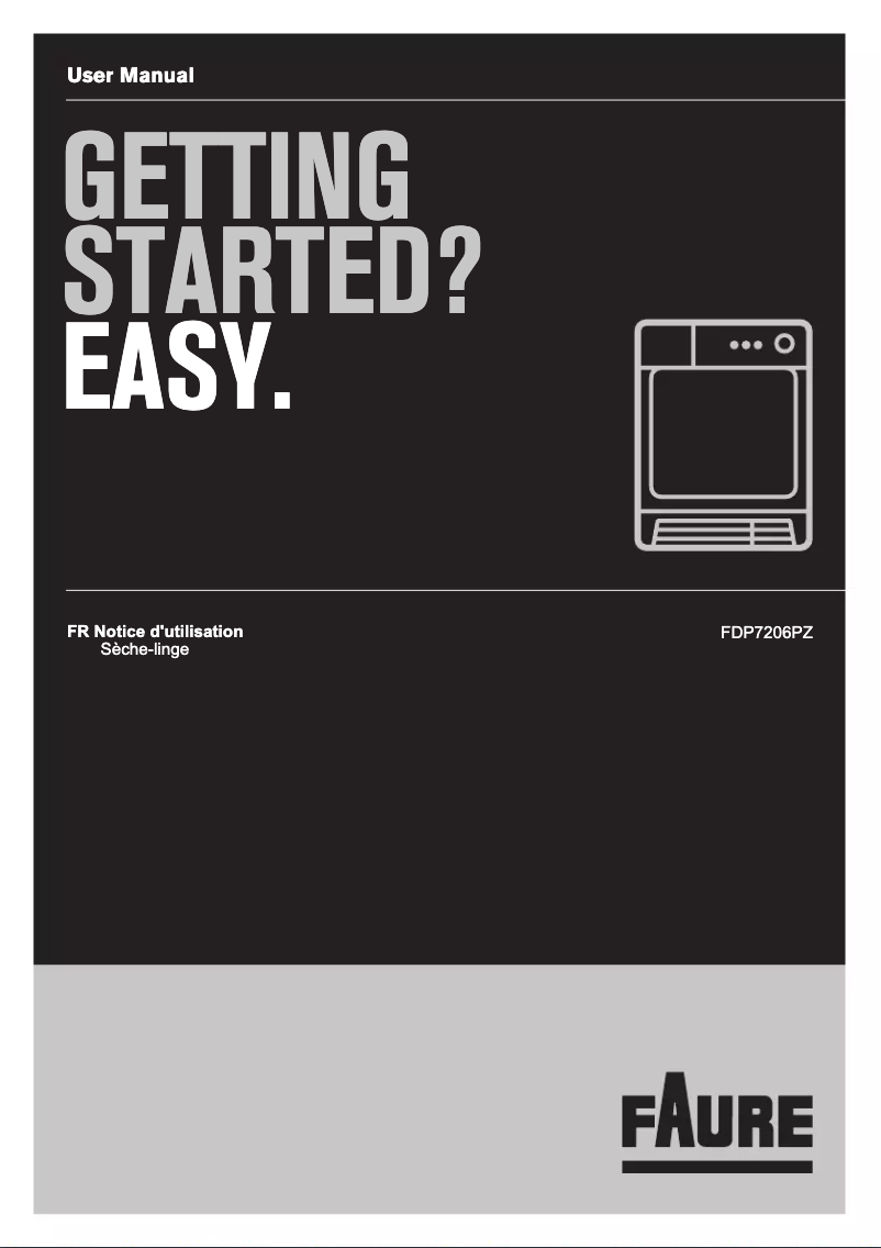 First page image of the manual for FDP7206PZ