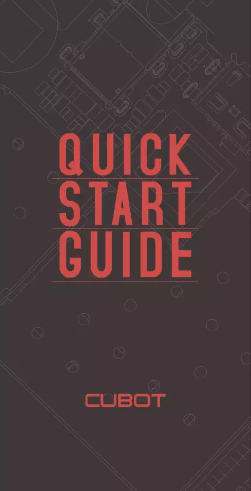 Page 1 of the manual User Manual Cubot S308