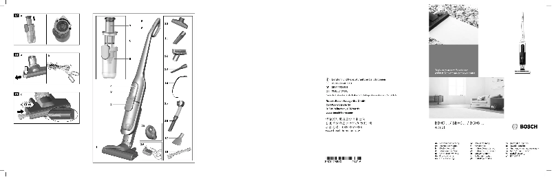 First page image of the manual for BBH6256P1