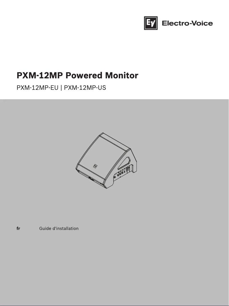First page image of the manual for PXM-12MP