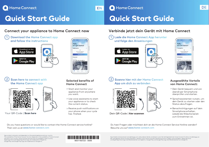 Page 1 of the manual User Manual Siemens WD4HU500FF