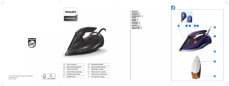 First page image of the manual for Azur Elite OptimalTEMP GC5033