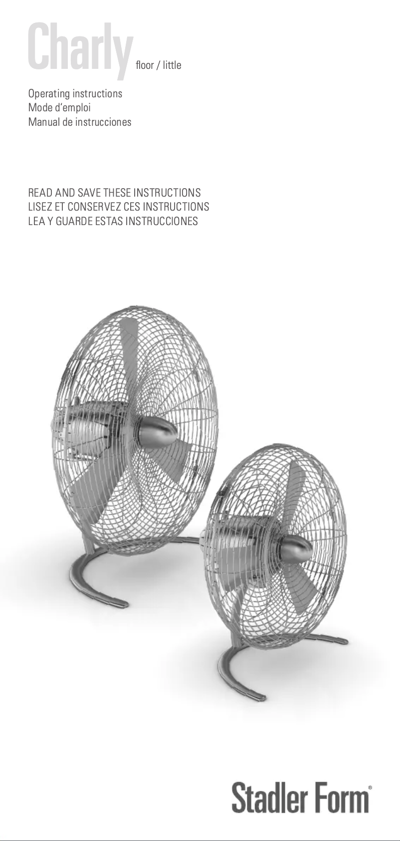 Image de la première page du manuel de l'appareil Charly little