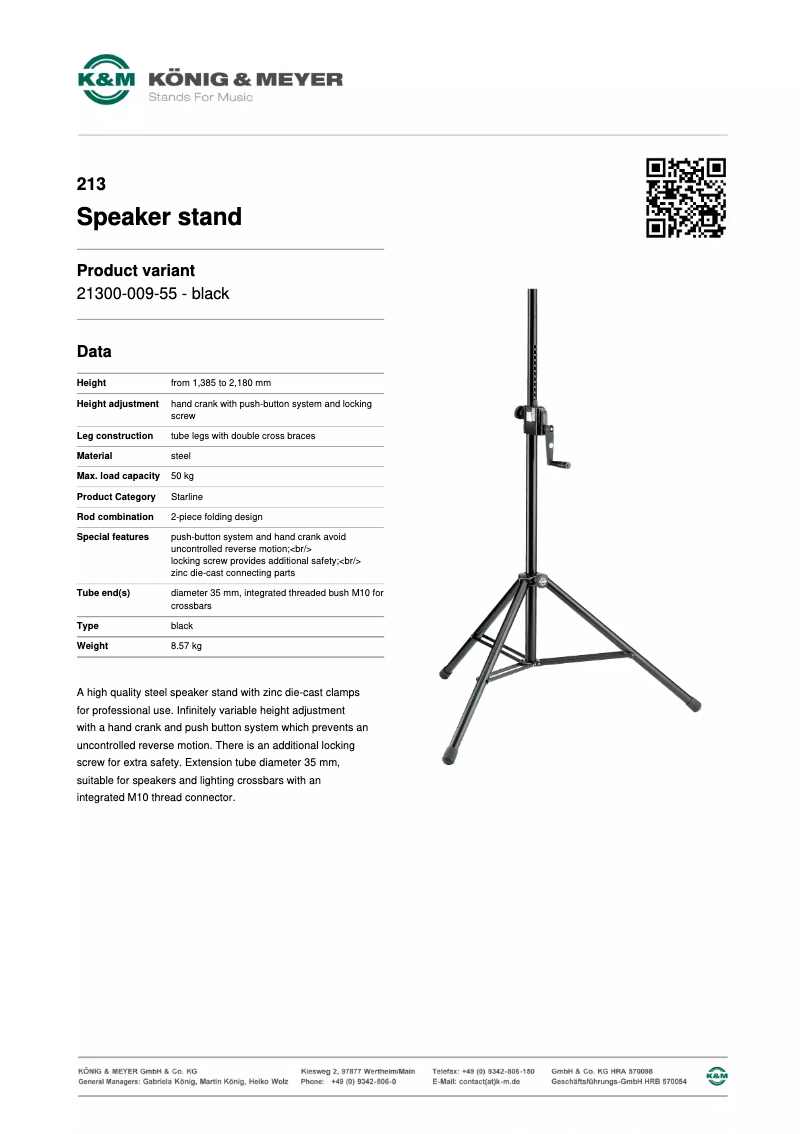 First page image of the manual for 21300