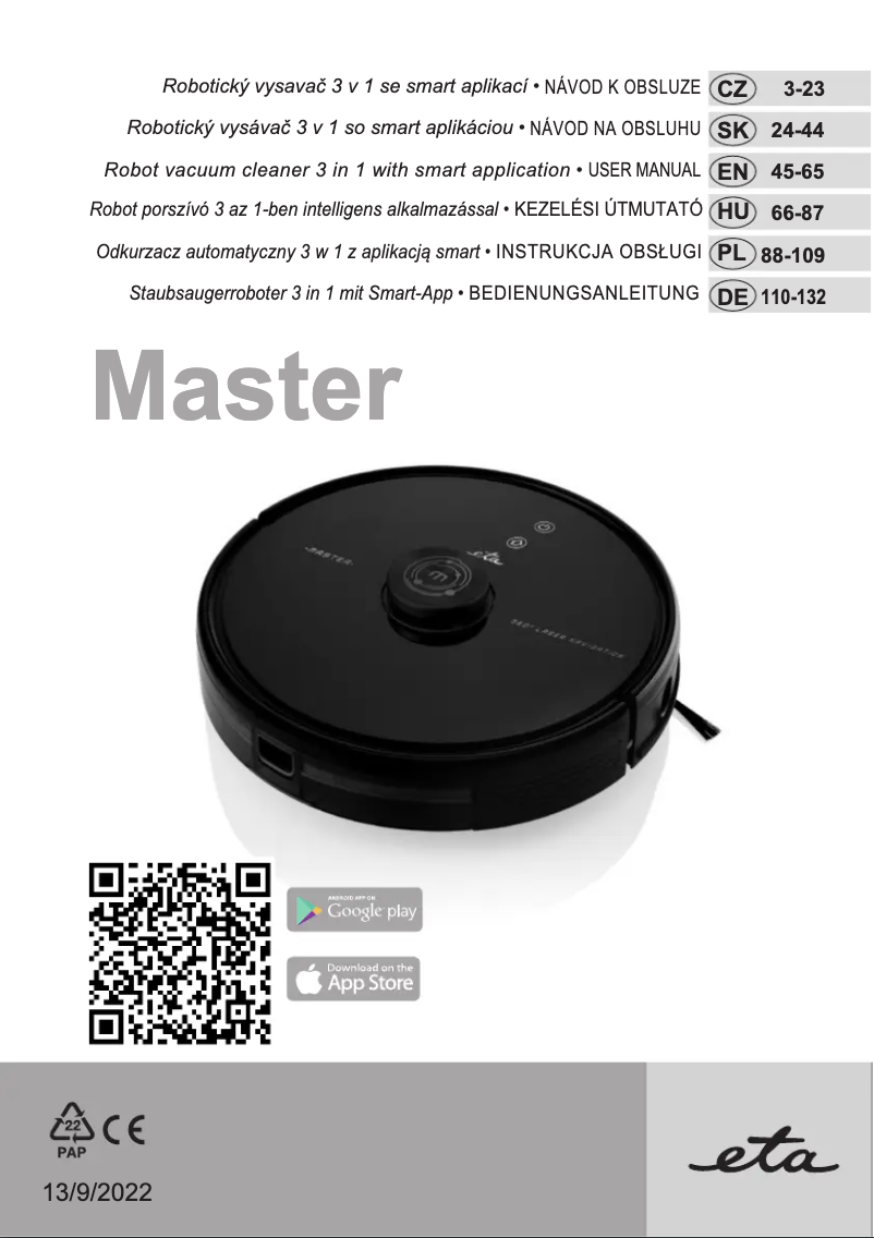 First page image of the manual for Master 5229 90000