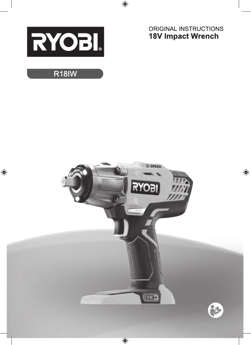 Page 1 of the manual User Manual RYOBI One+ R18IW