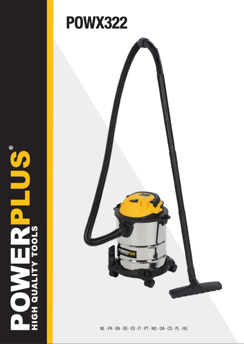 Page 1 of the manual User Manual PowerPlus POWX322