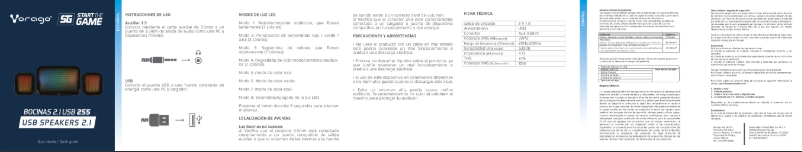 Page 1 of the manual User Manual Vorago SPK-255