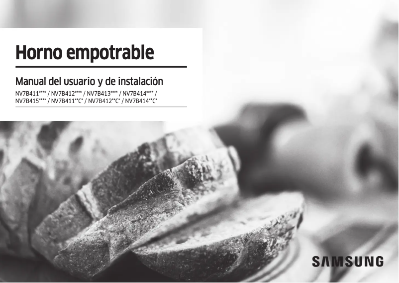 Page 1 of the manual User Manual Samsung NV7B41201AK