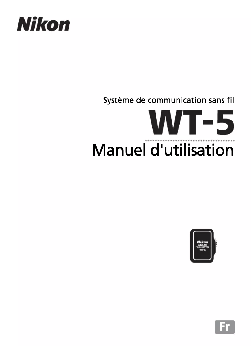 First page image of the manual for WT-5