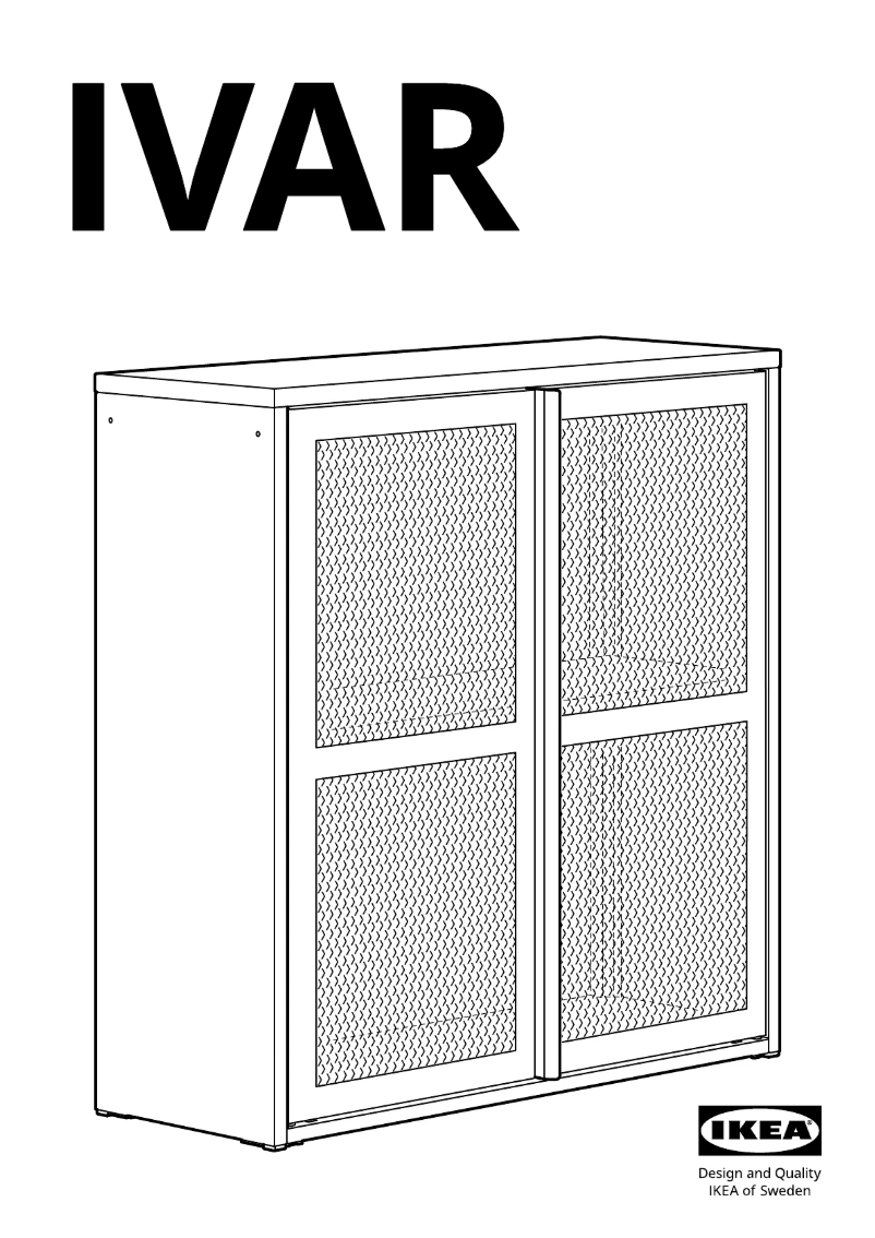 Page 1 of the manual User Manual Ikea IVAR 104.829.46