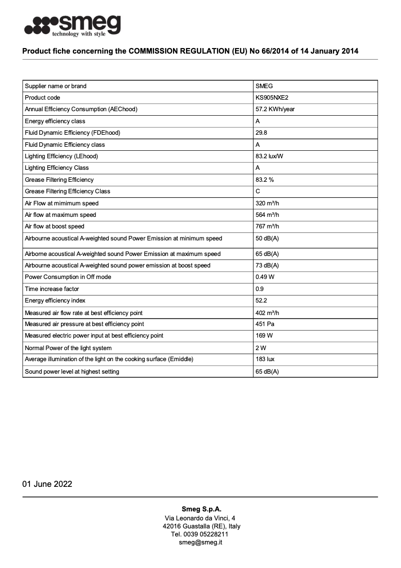 First page image of the manual for KS905NXE2
