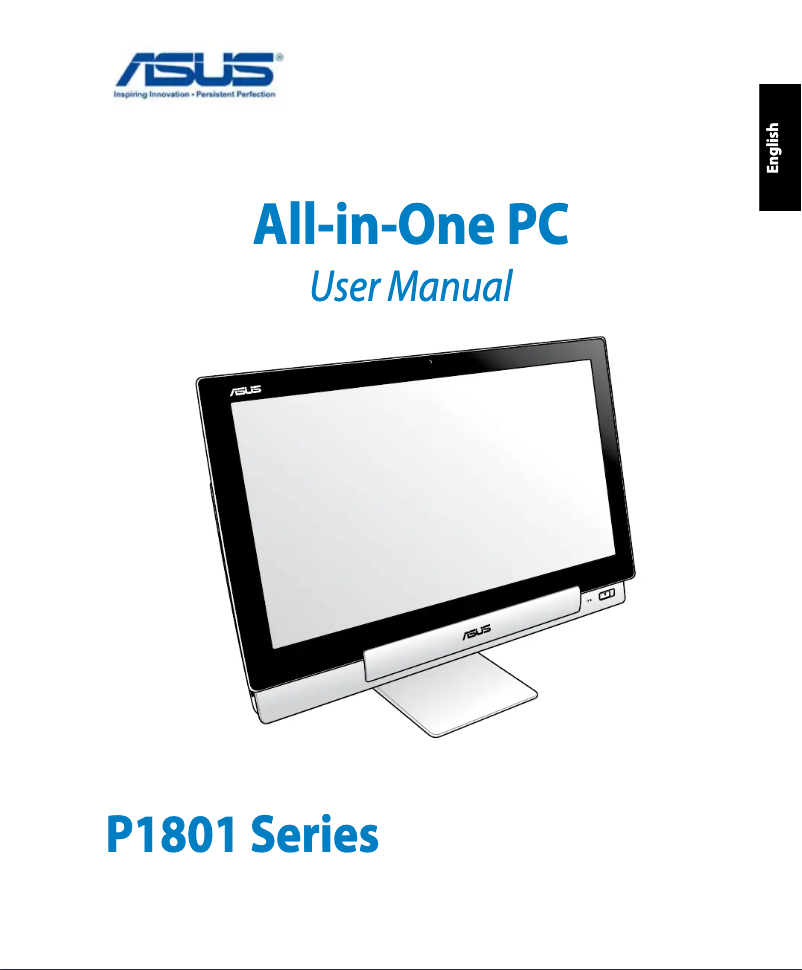 Page 1 of the manual User Manual Asus Transformer P1801