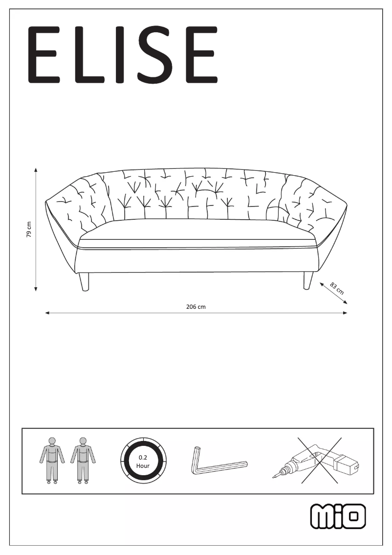 First page image of the manual for Elise