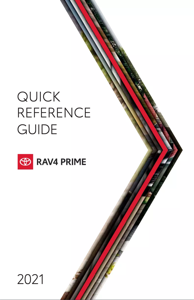 First page image of the manual for RAV4 Prime (2021)