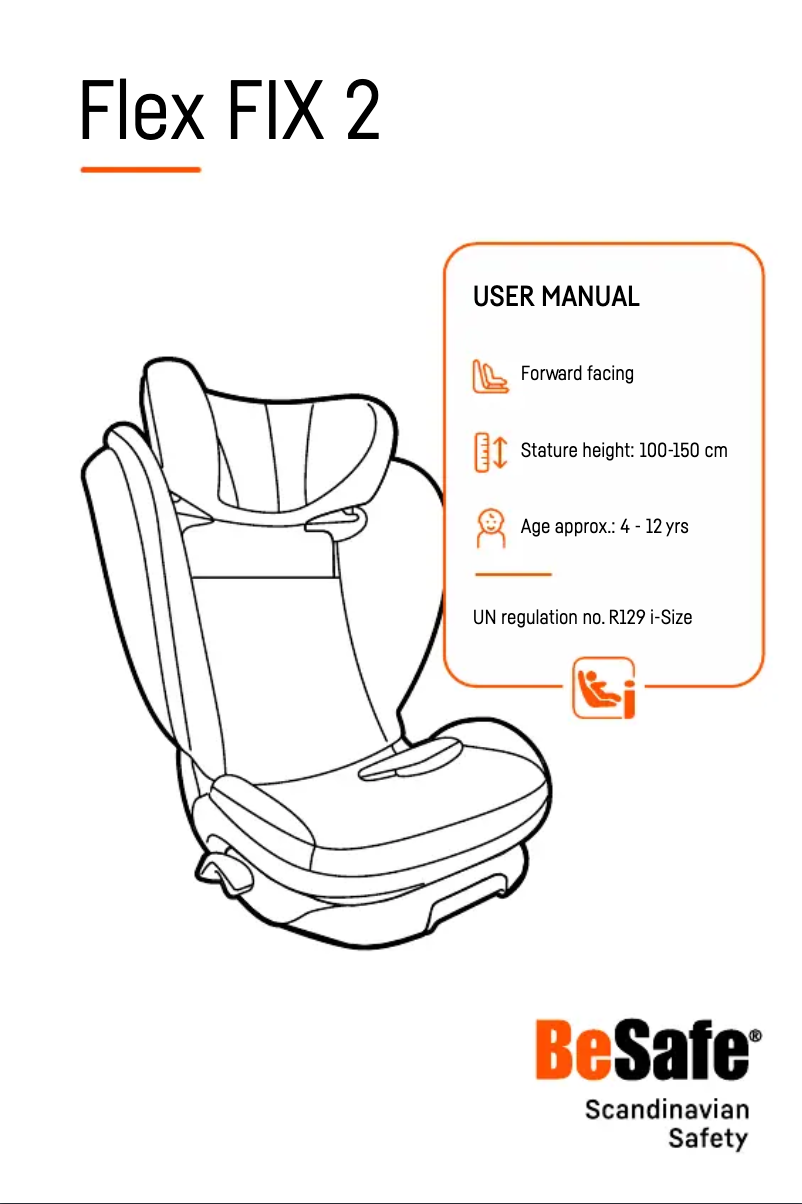 Page 1 of the manual User Manual BeSafe Flex FIX 2