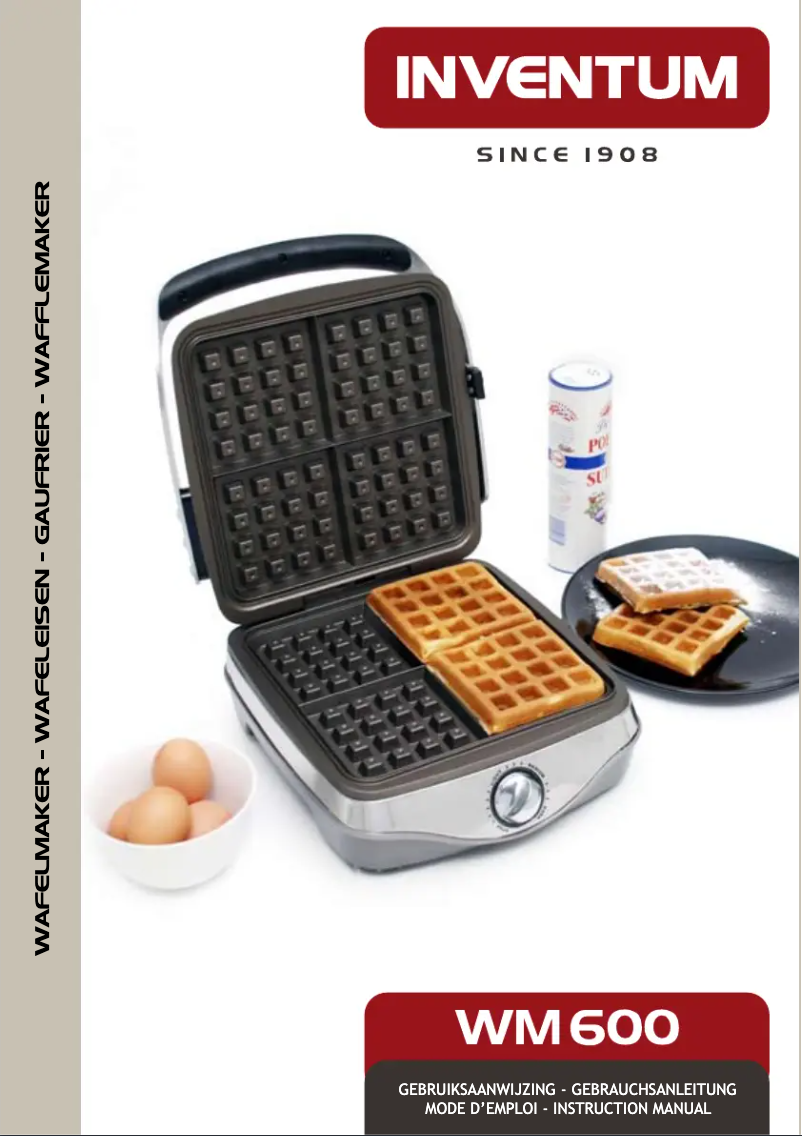 First page image of the manual for WM 600