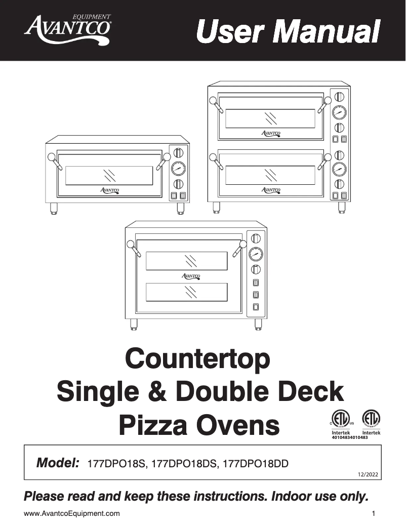 First page image of the manual for DPO-2-DS