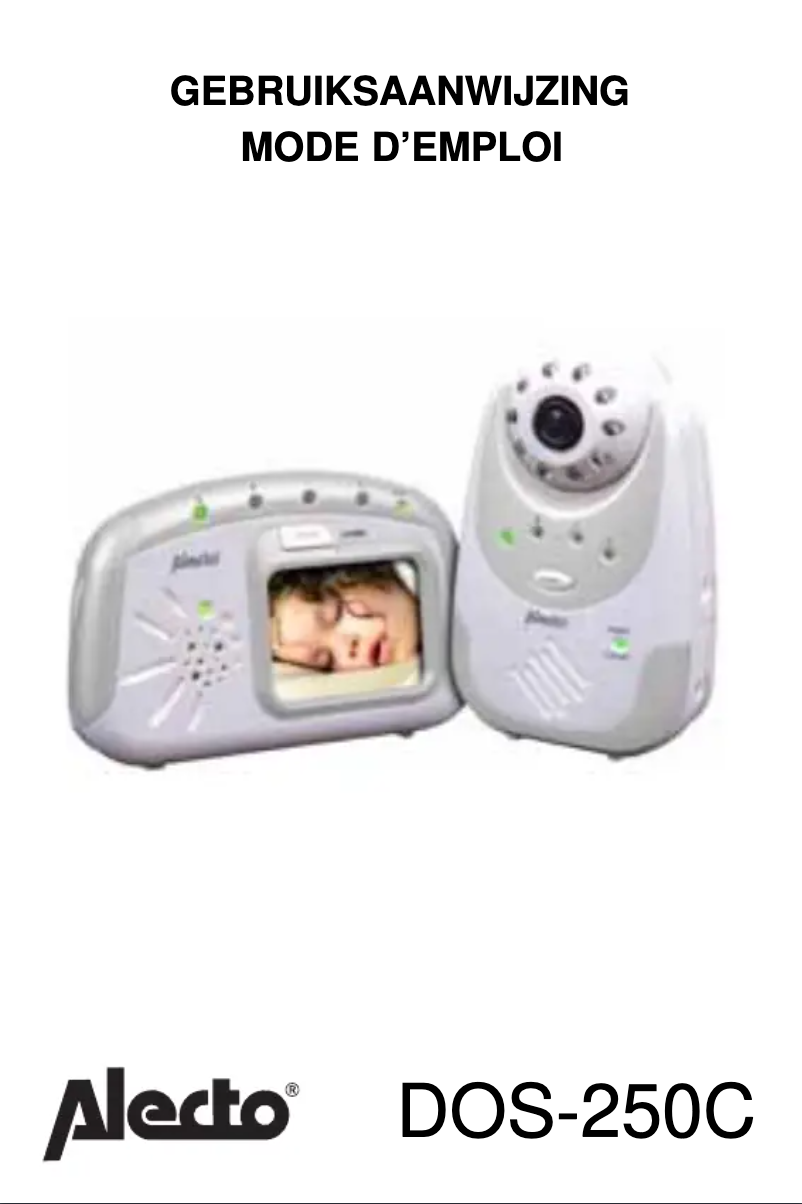 Page 1 of the manual User Manual Alecto DOS-250C