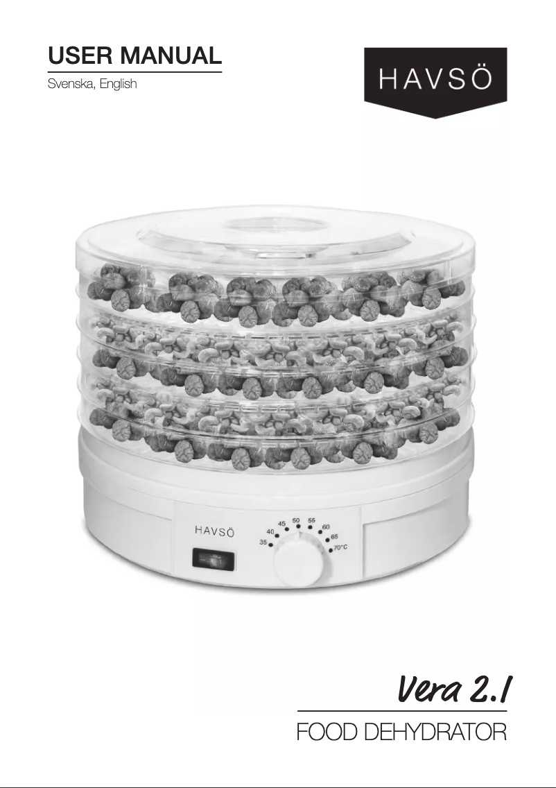 Page 1 of the manual User Manual Havsö Vera 2.1