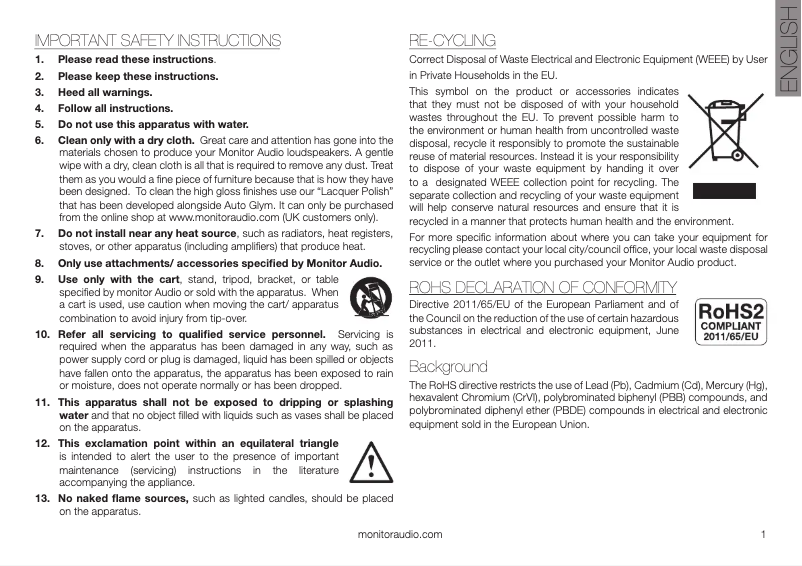 First page image of the manual for Apex A40