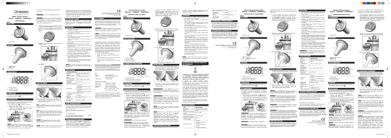 First page image of the manual for THWR800