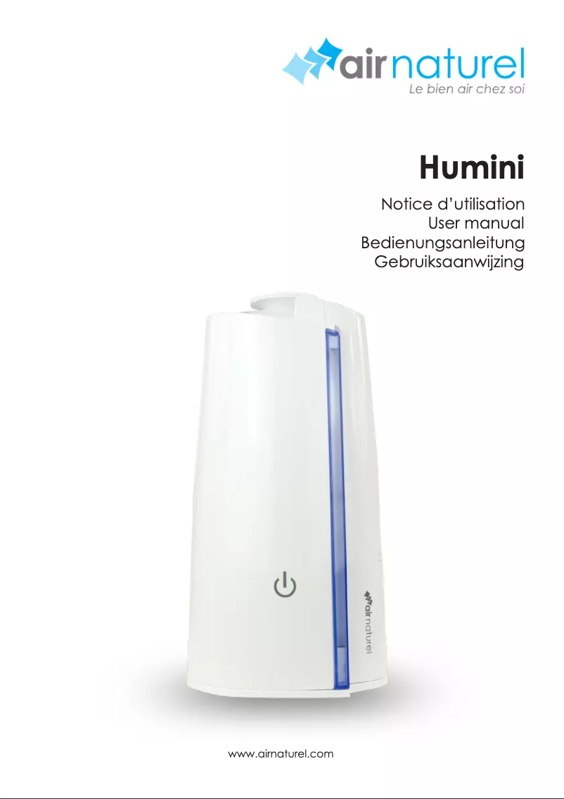 Page 1 of the manual User Manual Air&Me Humini