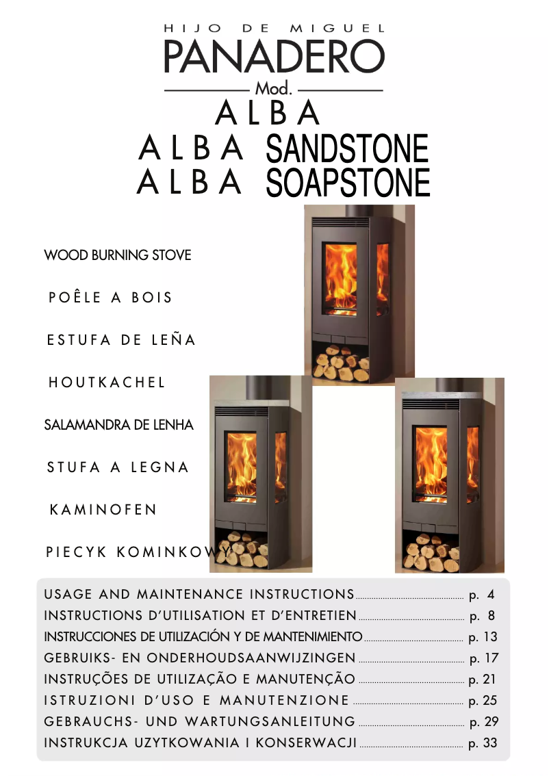 First page image of the manual for ALBA