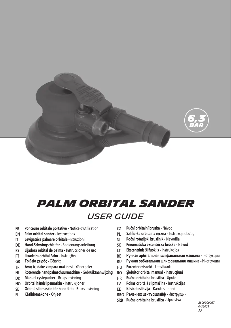 Page 1 of the manual User Manual Abac G-225