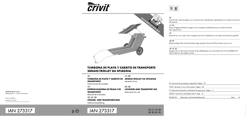First page image of the manual for SL-2118