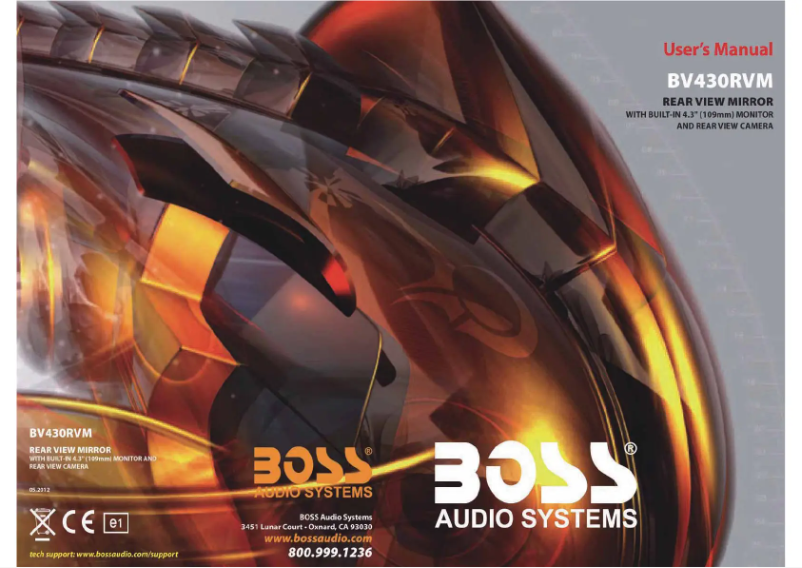 Page 1 of the manual User Manual Boss BV430RVM