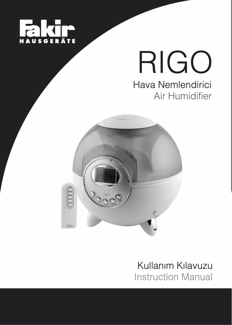 First page image of the manual for Rigo