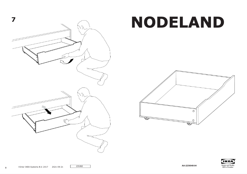 First page image of the manual for NODELAND 904.962.75