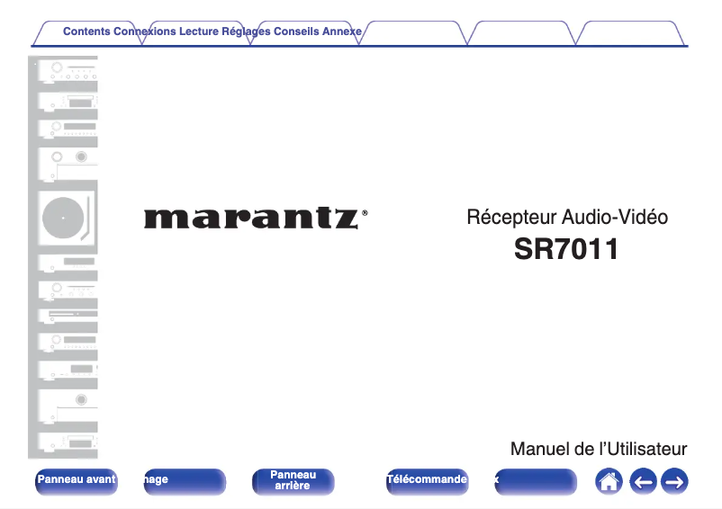 First page image of the manual for SR7011