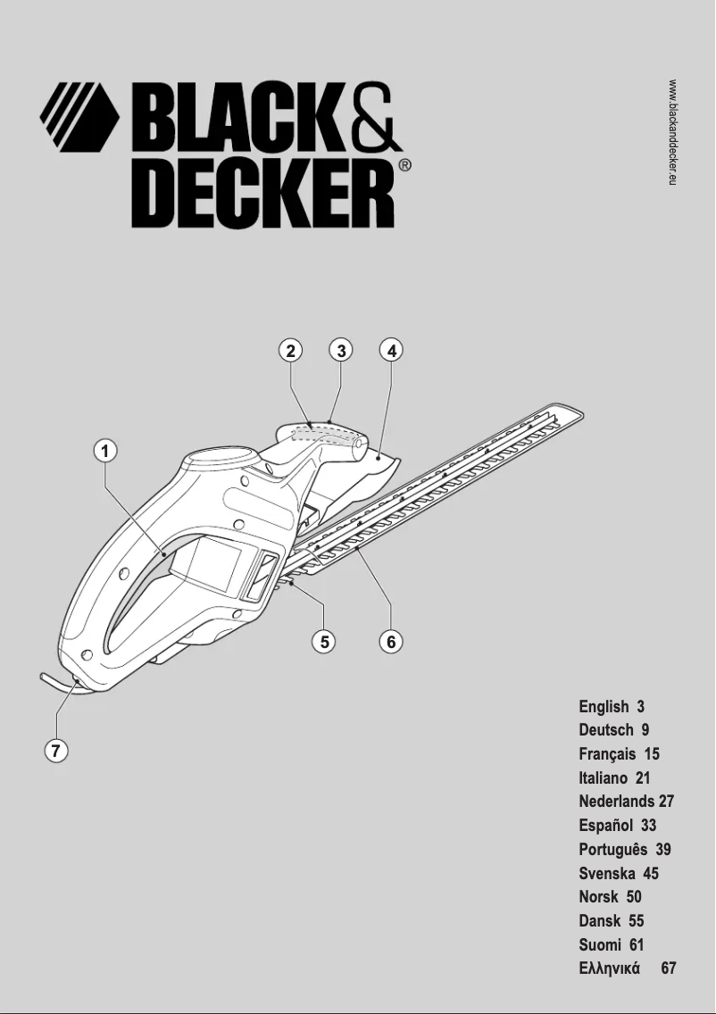 Page 1 of the manual User Manual Black & Decker GT115