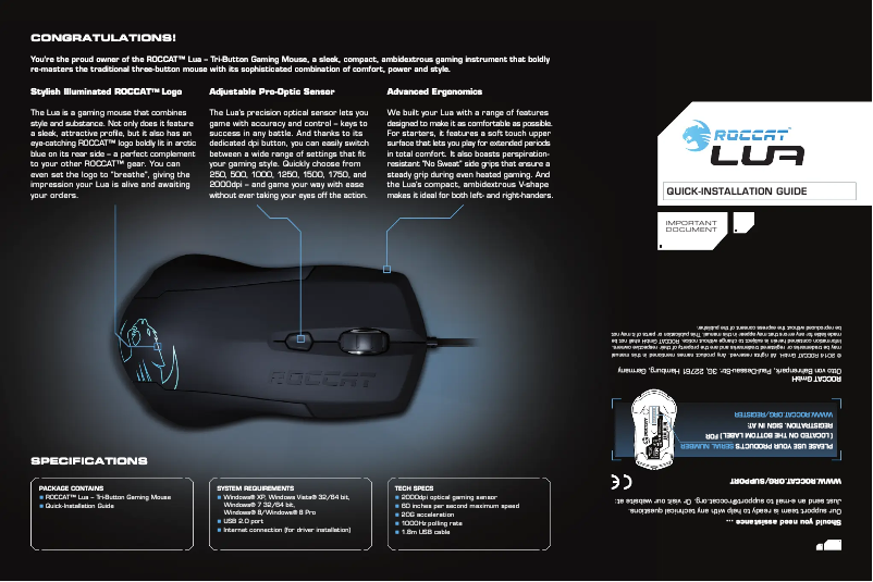 First page image of the manual for Lua