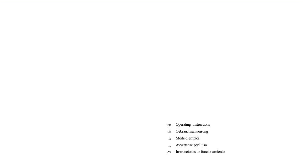 First page image of the manual for ER17153EU