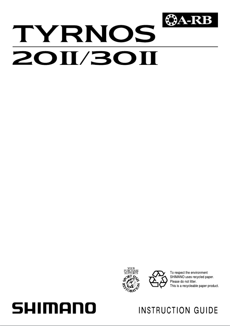 First page image of the manual for Tyrnos 30II