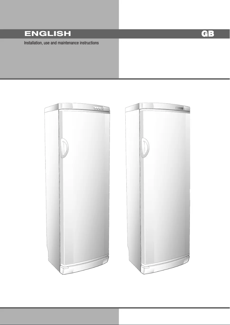 Page 1 of the manual User Manual Campomatic FRZ360N