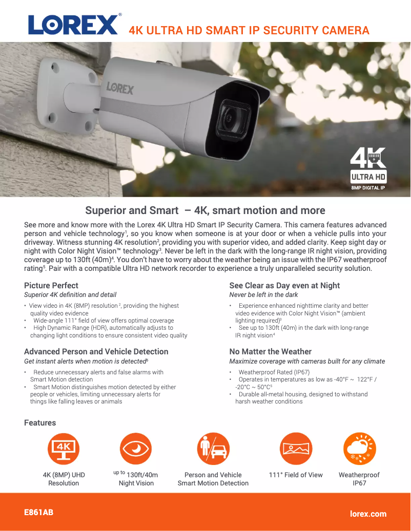 First page image of the manual for E861AB-E