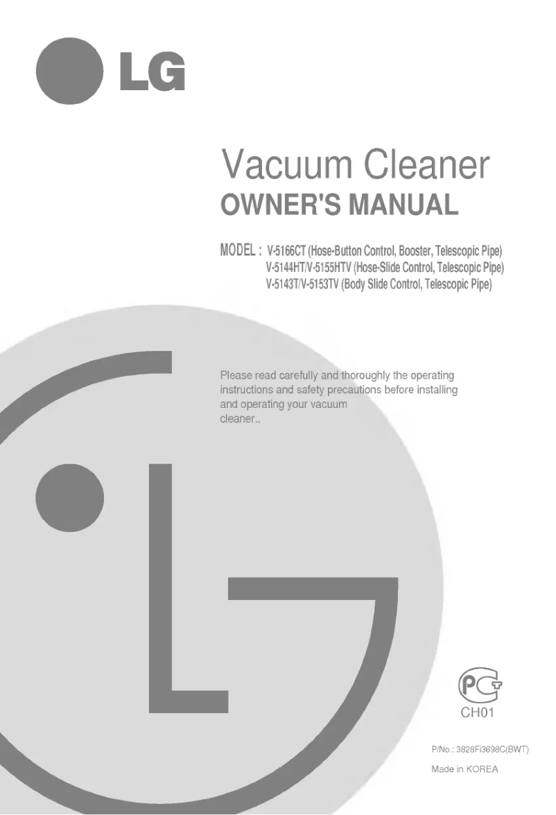 Page 1 of the manual User Manual LG V-5144HT