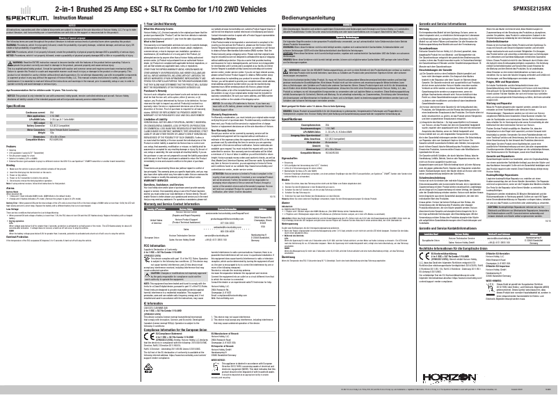 First page image of the manual for STL