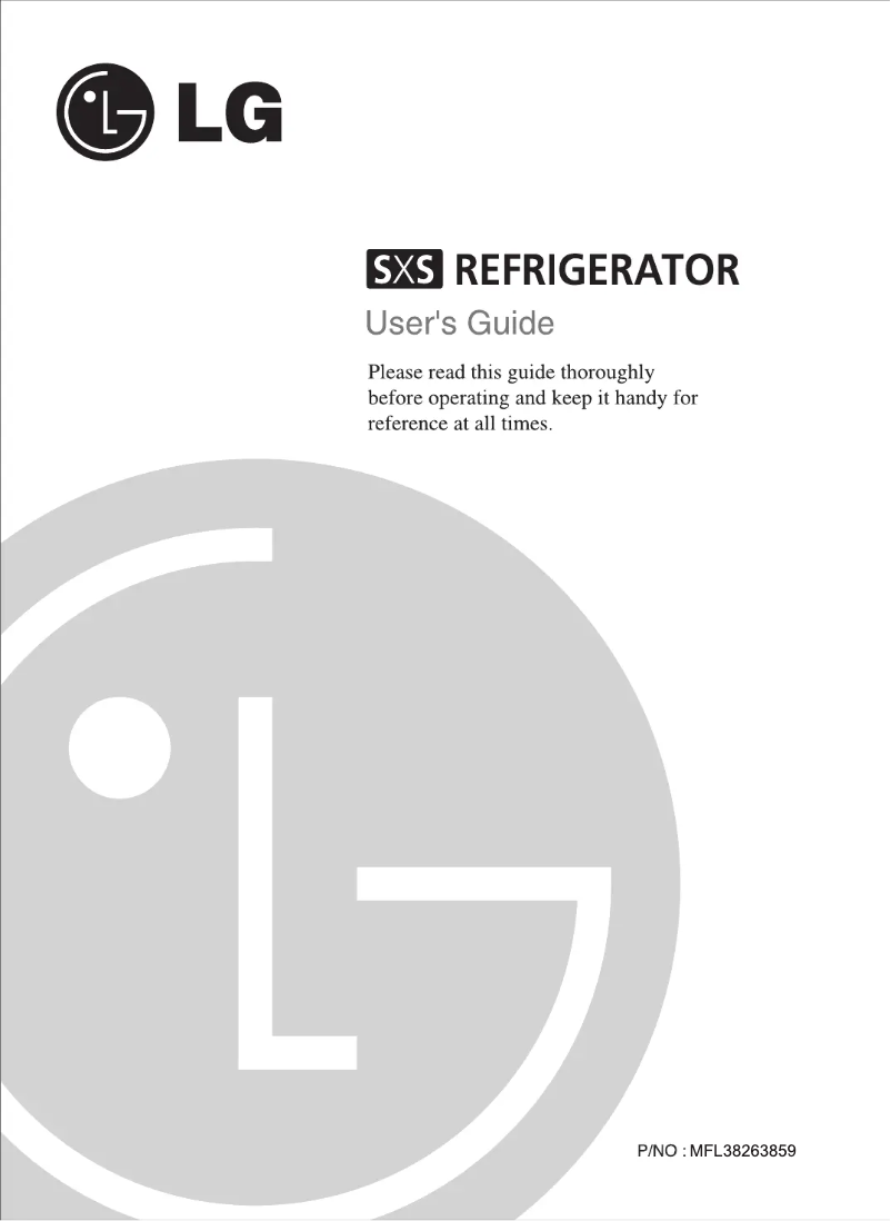 Page 1 of the manual User Manual LG GC-B207FLC