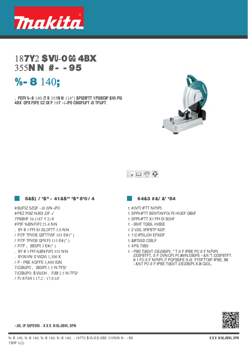 First page image of the manual for DLW140Z